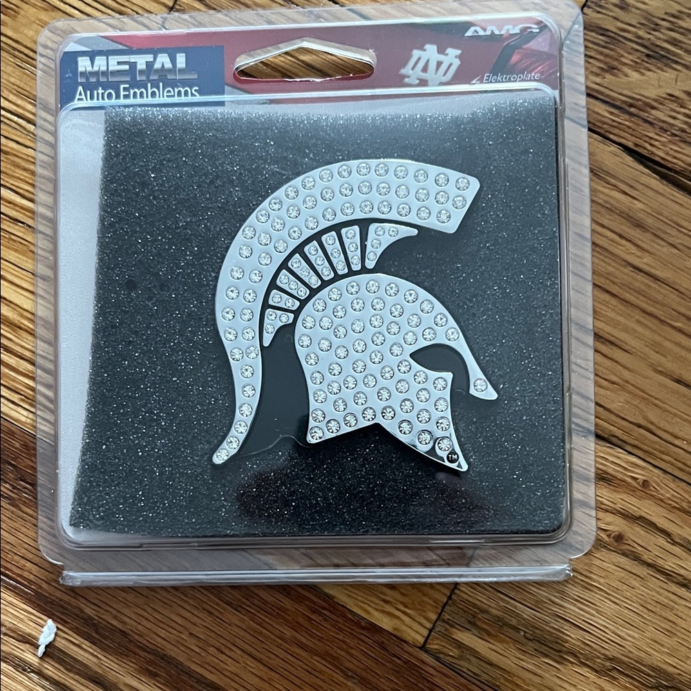 Metal Auto Emblem with Crystals